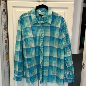 Talbots Turoquise Shirt PXL